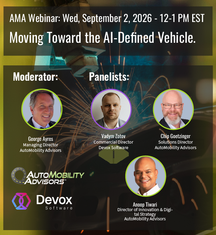 Webinar: Moving Toward the AI-Defined Vehicle
